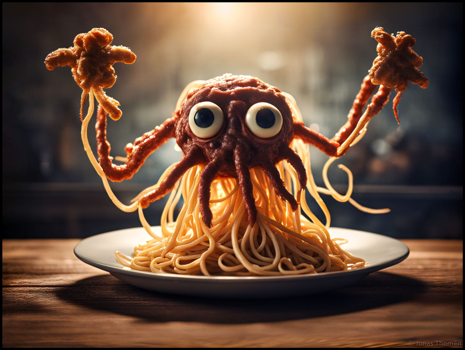 Spahettimonstret (the spaghetti monster)